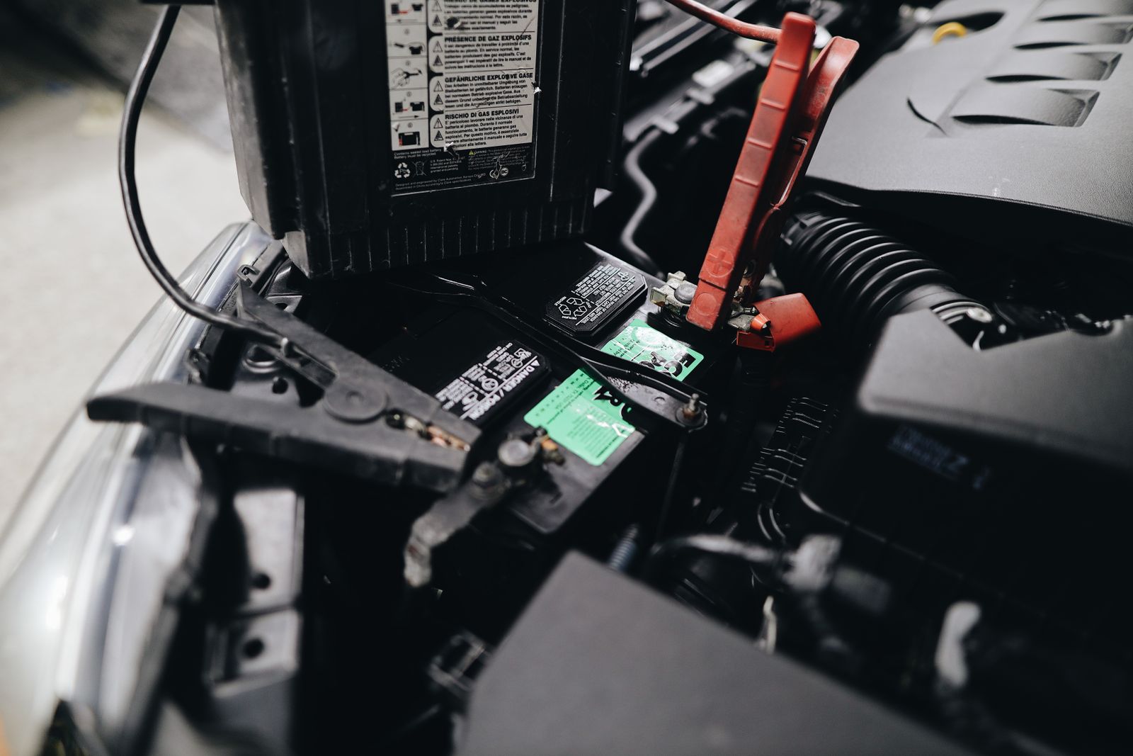 Car battery service and inspection