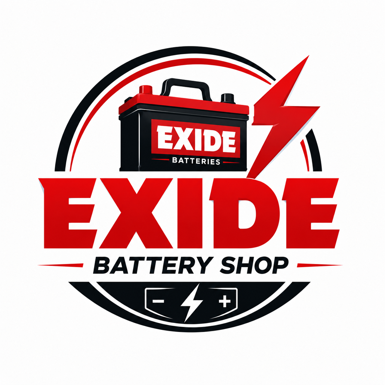 Exide Battery Shop logo